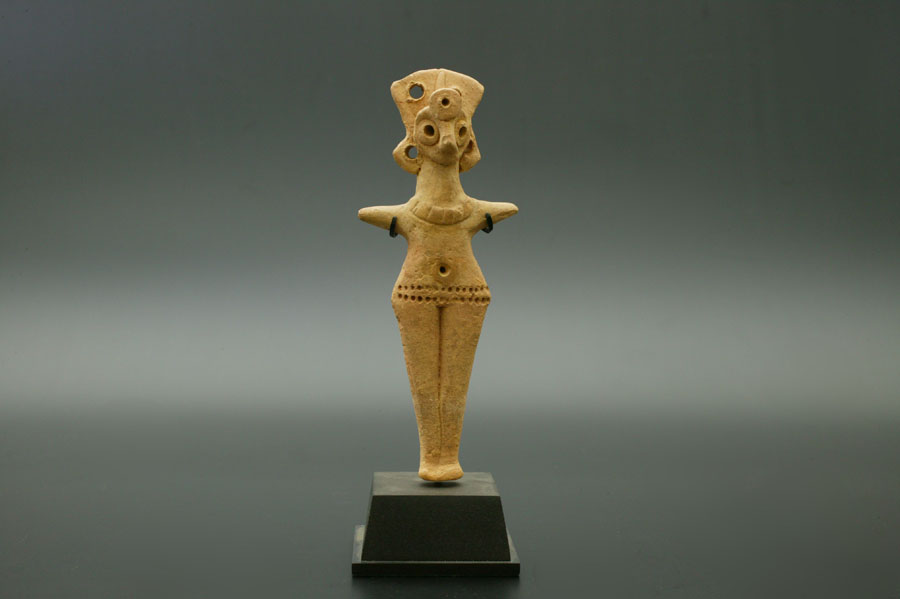 SEMBA ART,古代美術,北シリア,女性,テラコッタ,偶像