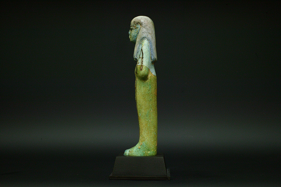 エジプト　ファイアンス(彩釉陶器)　ウシャブティ03