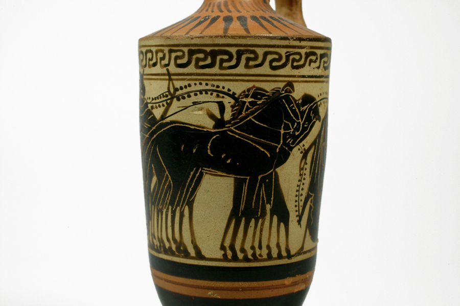 古代ギリシア　アテネ　黒絵式のレキュトス04