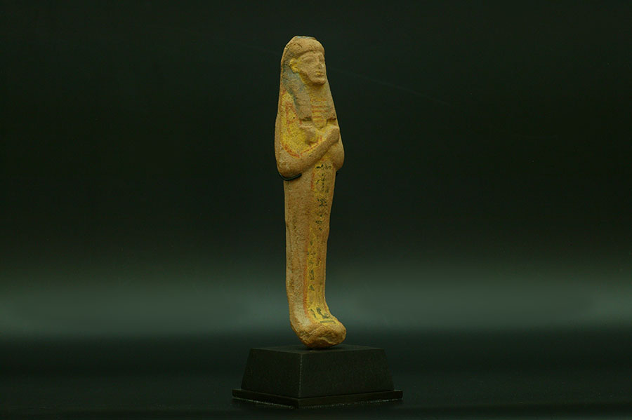 古代エジプト　多彩色テラコッタ製　ウシャブティ02