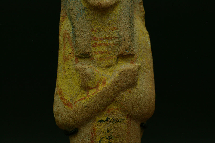 古代エジプト　多彩色テラコッタ製　ウシャブティ03