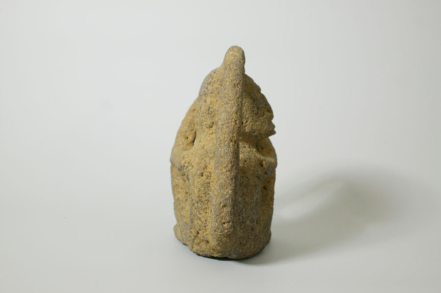 プレコロンビア　コスタリカ　猿の石像03