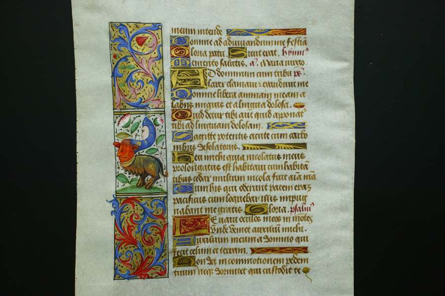 中世　写本　時禱書 マニュスクリプト02