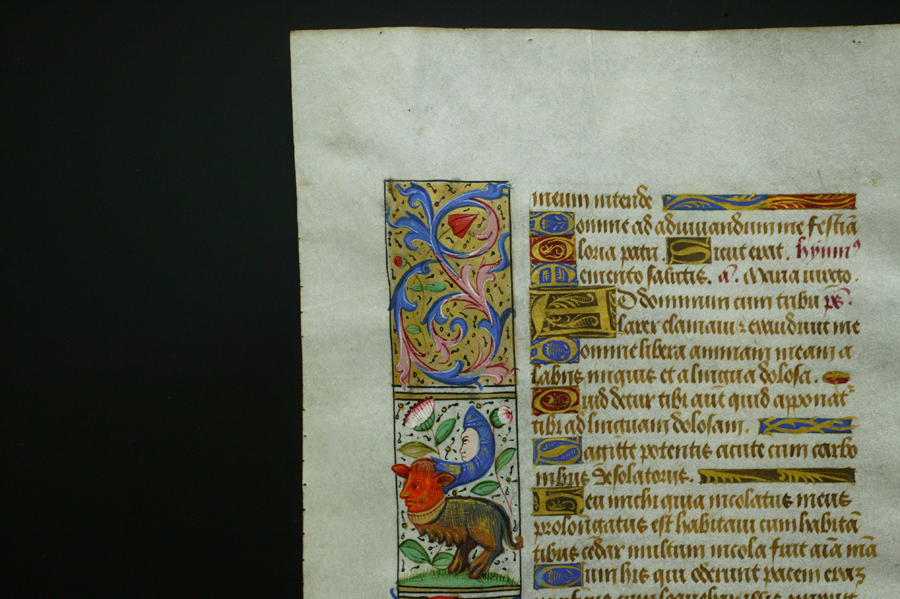 中世　写本　時禱書 マニュスクリプト04